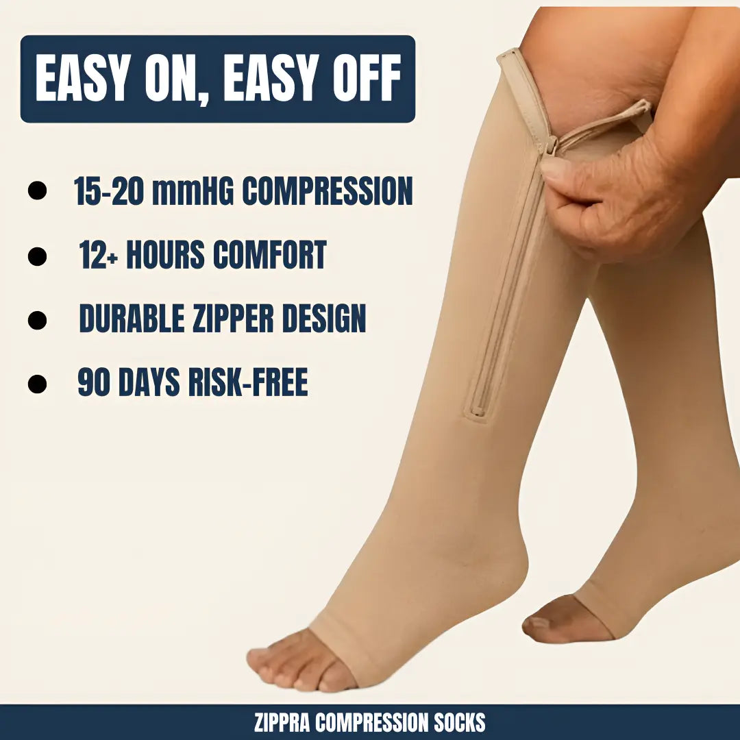 Compreezy™ - Zipper Compression Socks