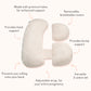 BellyNest™ - Maternity Sleep Pillow