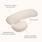 BellyNest™ - Maternity Sleep Pillow