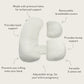 BellyNest™ - Maternity Sleep Pillow