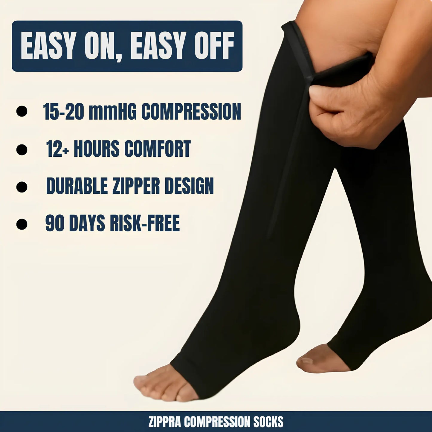 Compreezy™ -  Zipper Compression Socks
