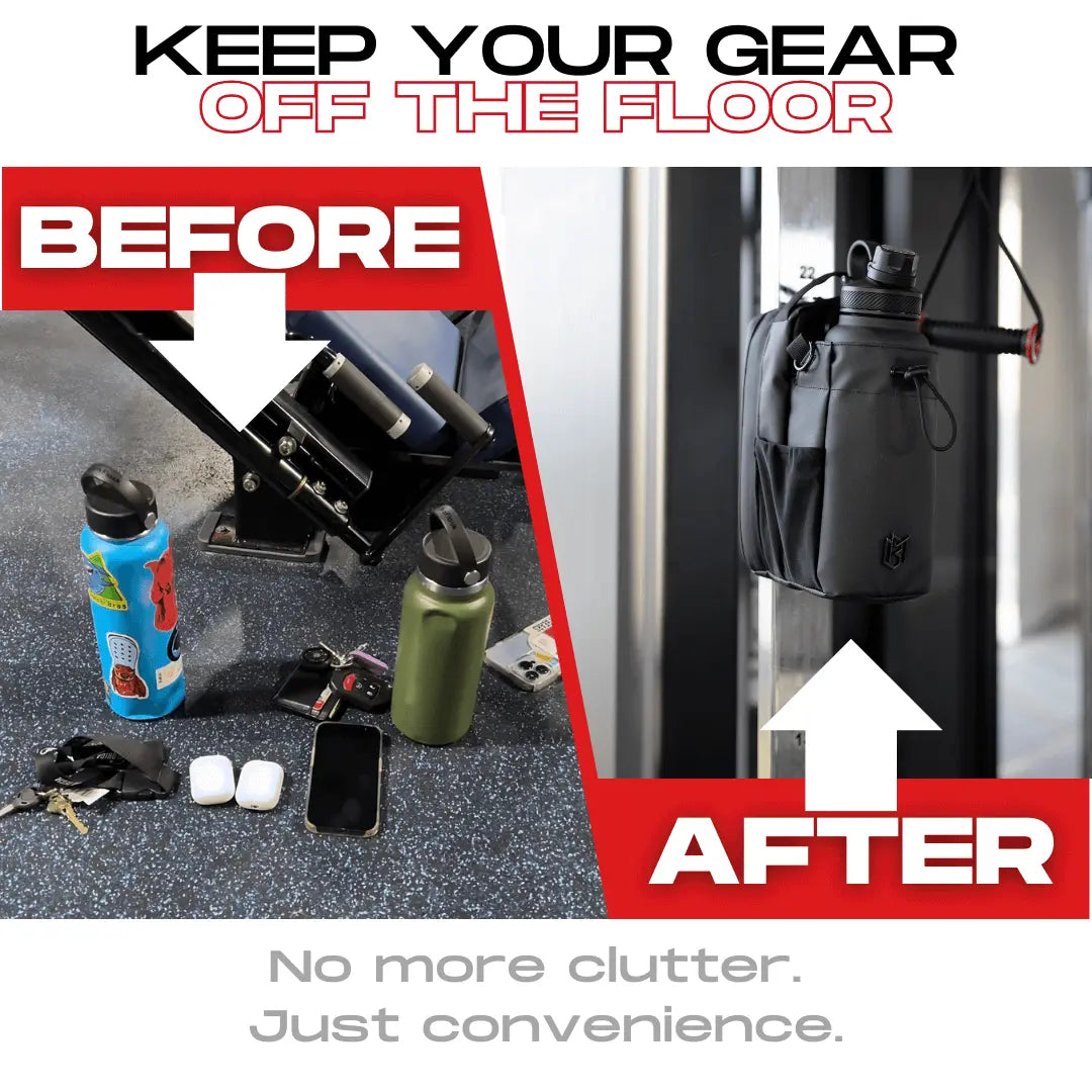 GymVault™ - Magnetic Gym Bottle Bag