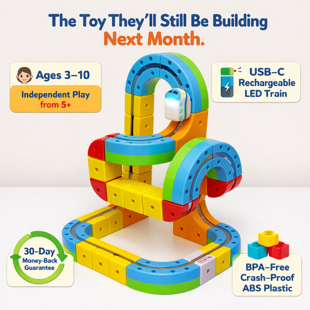 Cubely™ - Academy Magnetic Train Set