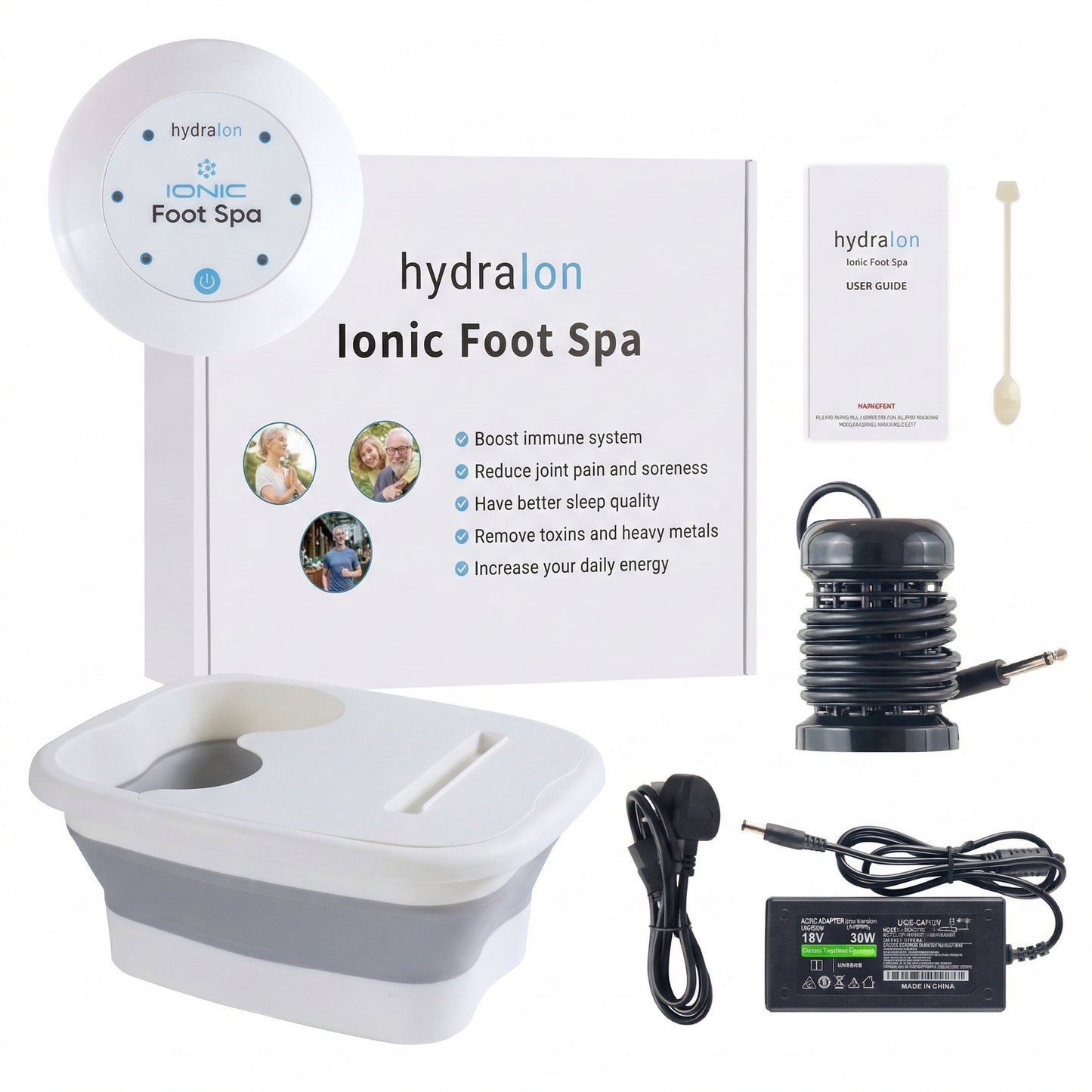 HydraIon™ - Advanced Ionic Detox Foot Spa System