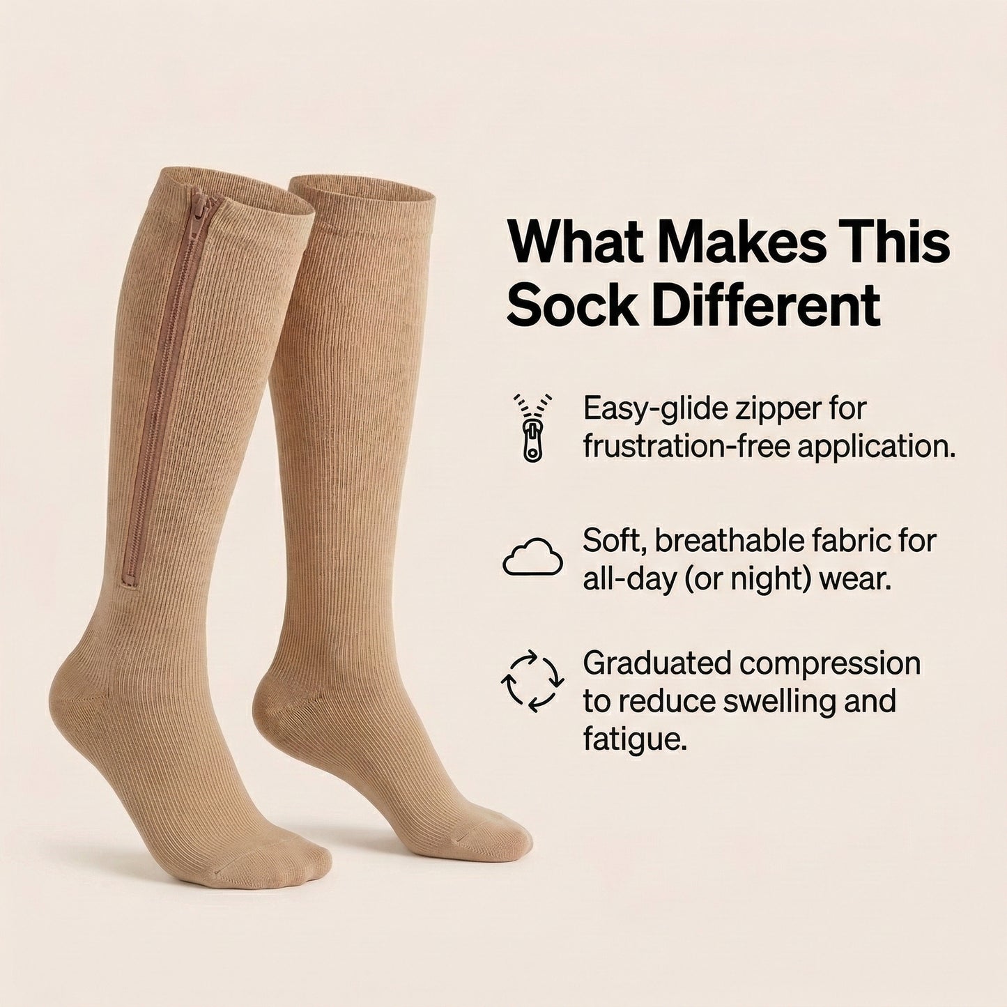 Compreezy™ -  Zipper Compression Socks