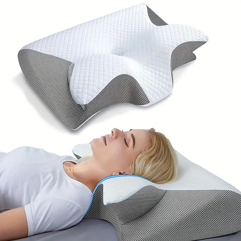 CloudRest™ - Ergonomic Memory Neck Pillow - Pack of 2