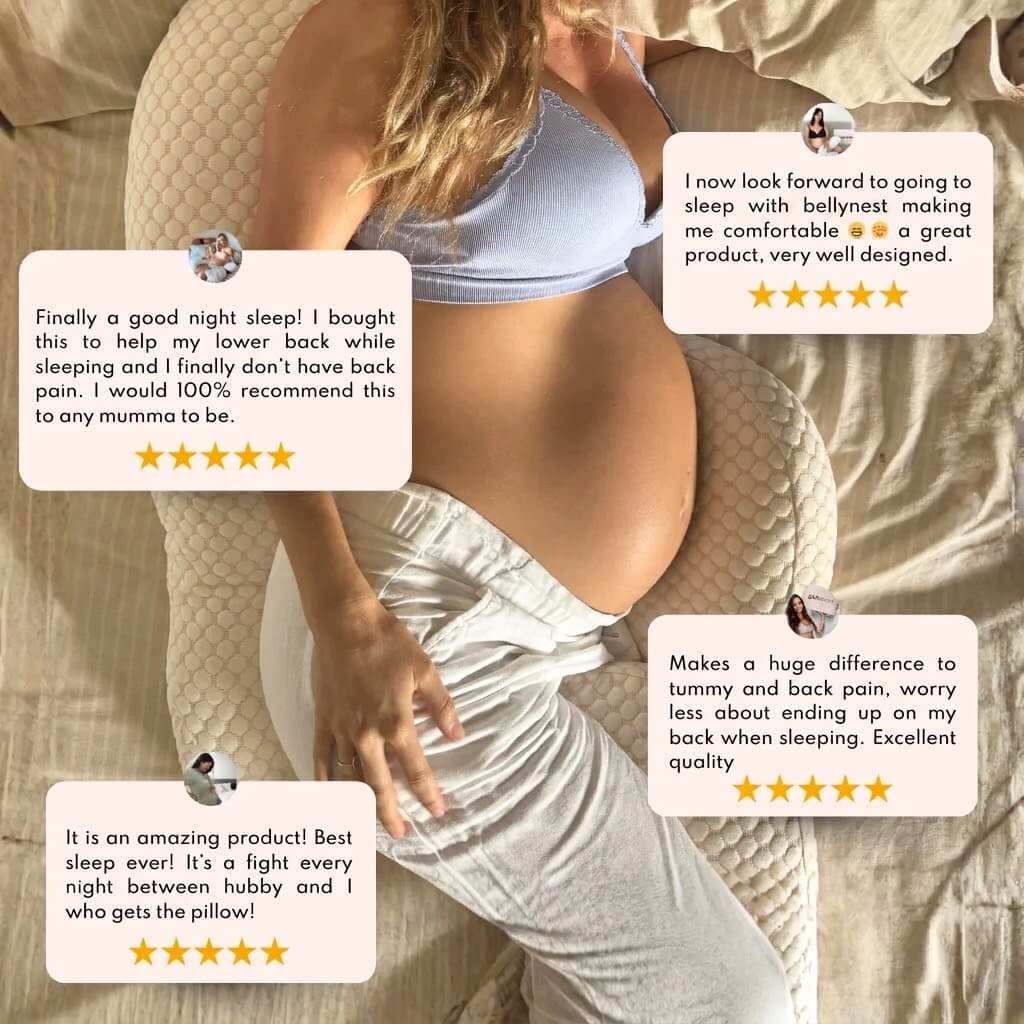 BellyNest™ - Maternity Sleep Pillow