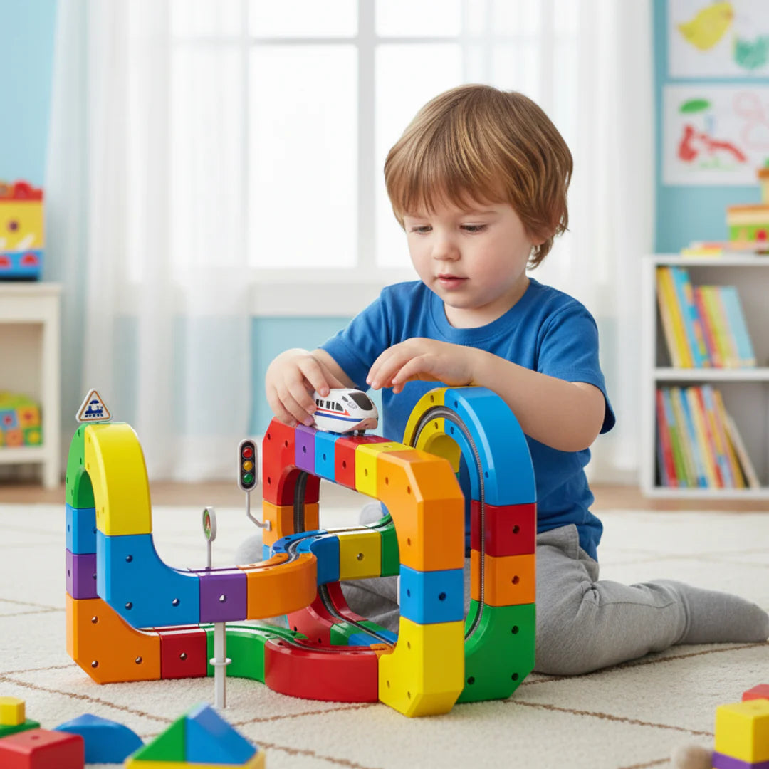 Cubely™ - Academy Magnetic Train Set